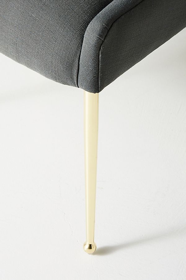 Montauk Performance Linen Elowen Dining Chair - Image 3