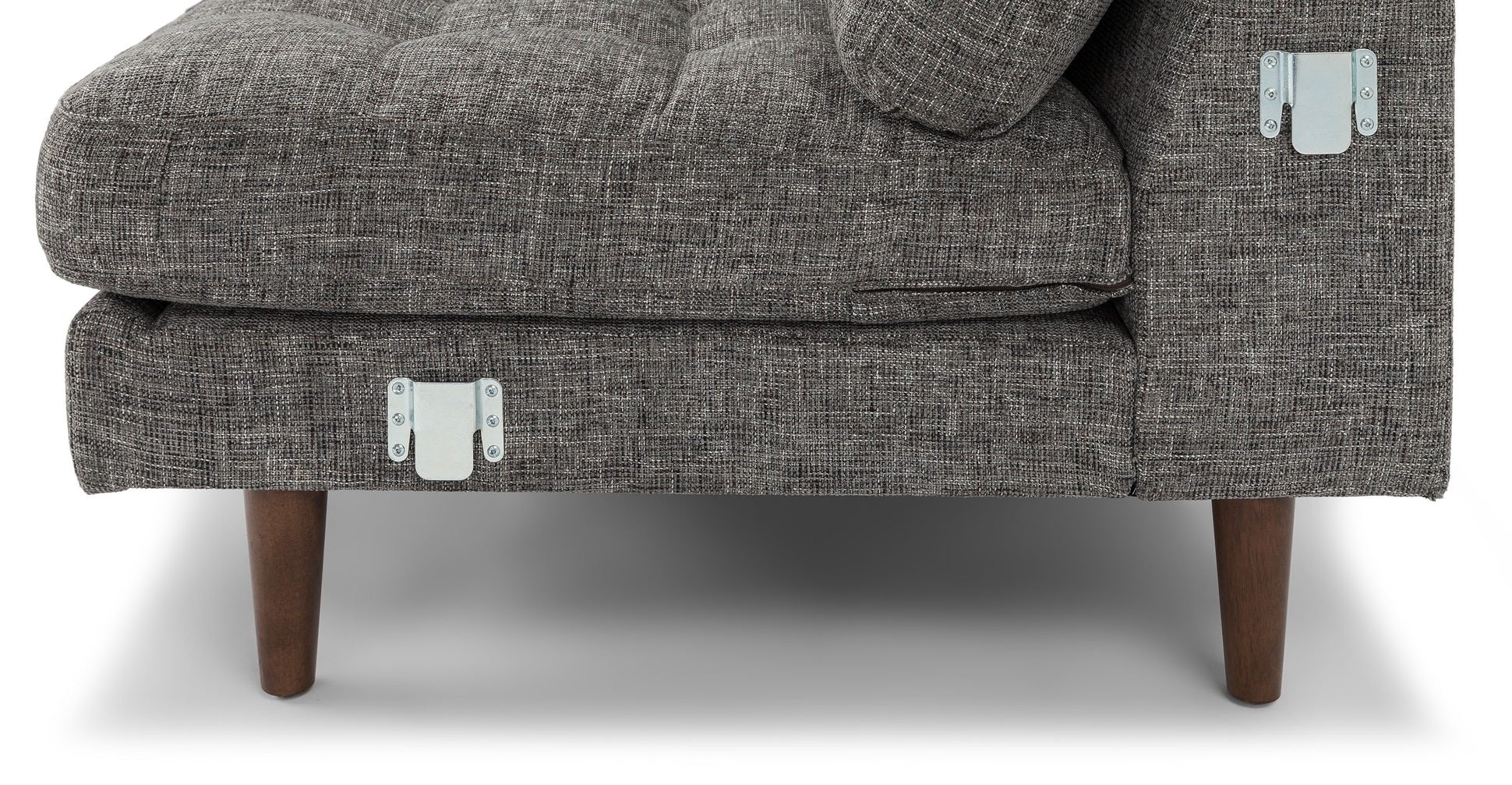 Sven Briar Gray Right Sectional Sofa - Image 5