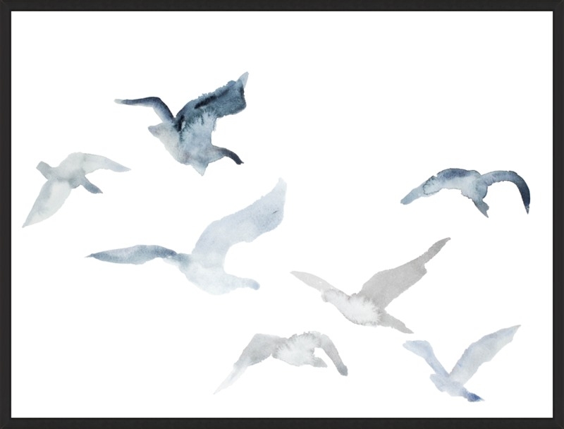 Winter Geese No. 3 by Elizabeth Becker for Artfully Walls - Image 0