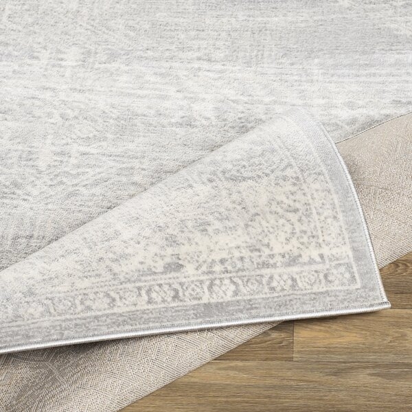 Copenhaver Distressed Traditional Light Gray Area Rug - Image 1