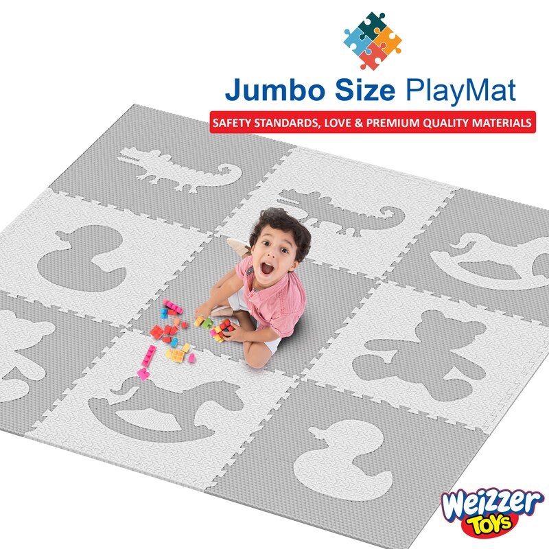 Puzzle Exercise Baby Interlocking Foam Playmat - Image 2