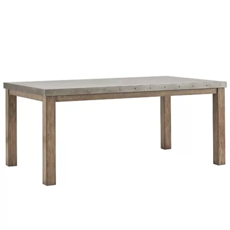 Stainless Steel Top Dining Table - Image 0