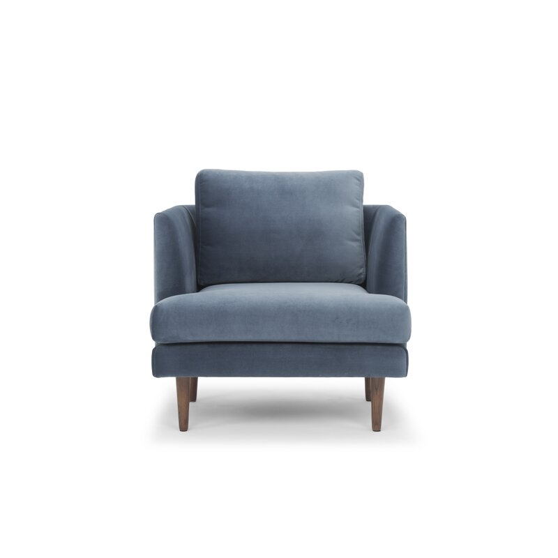 Norah Club Chair / Stax Dust Blue - Image 1