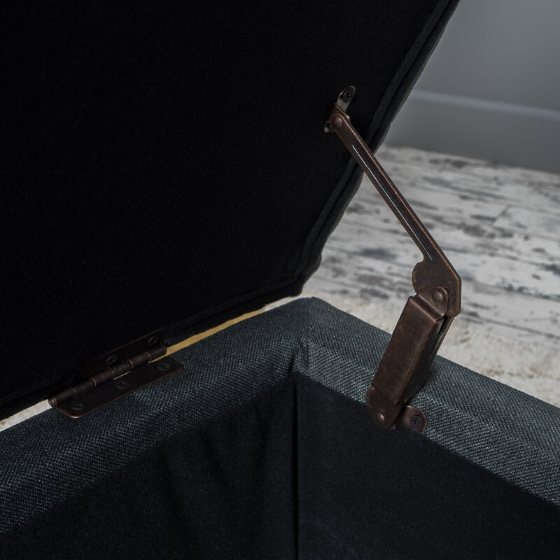 Amalfi Upholstered Flip top Storage Bench - Image 1