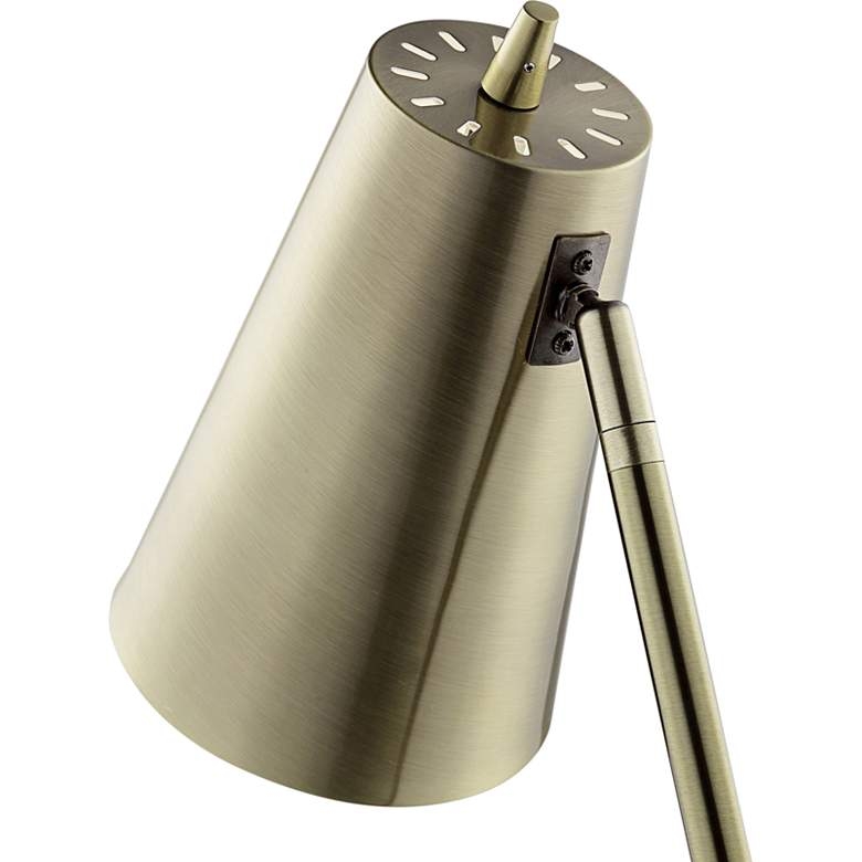 Lite Source McCoy Antique Brass Floor Lamp - Style # 42G34 - Image 1