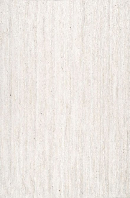 Hand Woven Rigo Jute rug / Off White / 9' x 12' - Image 0