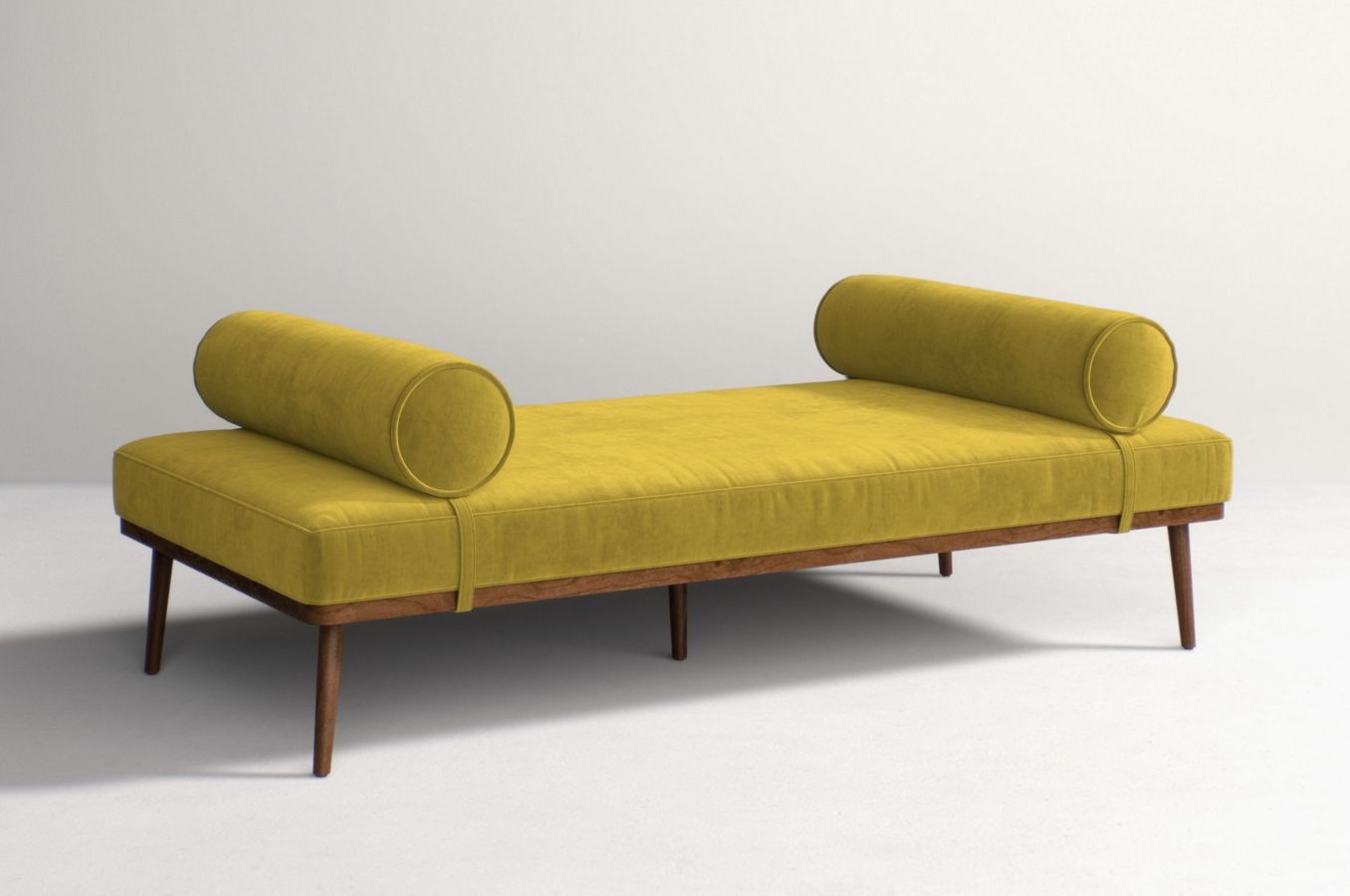Darcy Daybed- Velvet in Chartreuse - Image 0