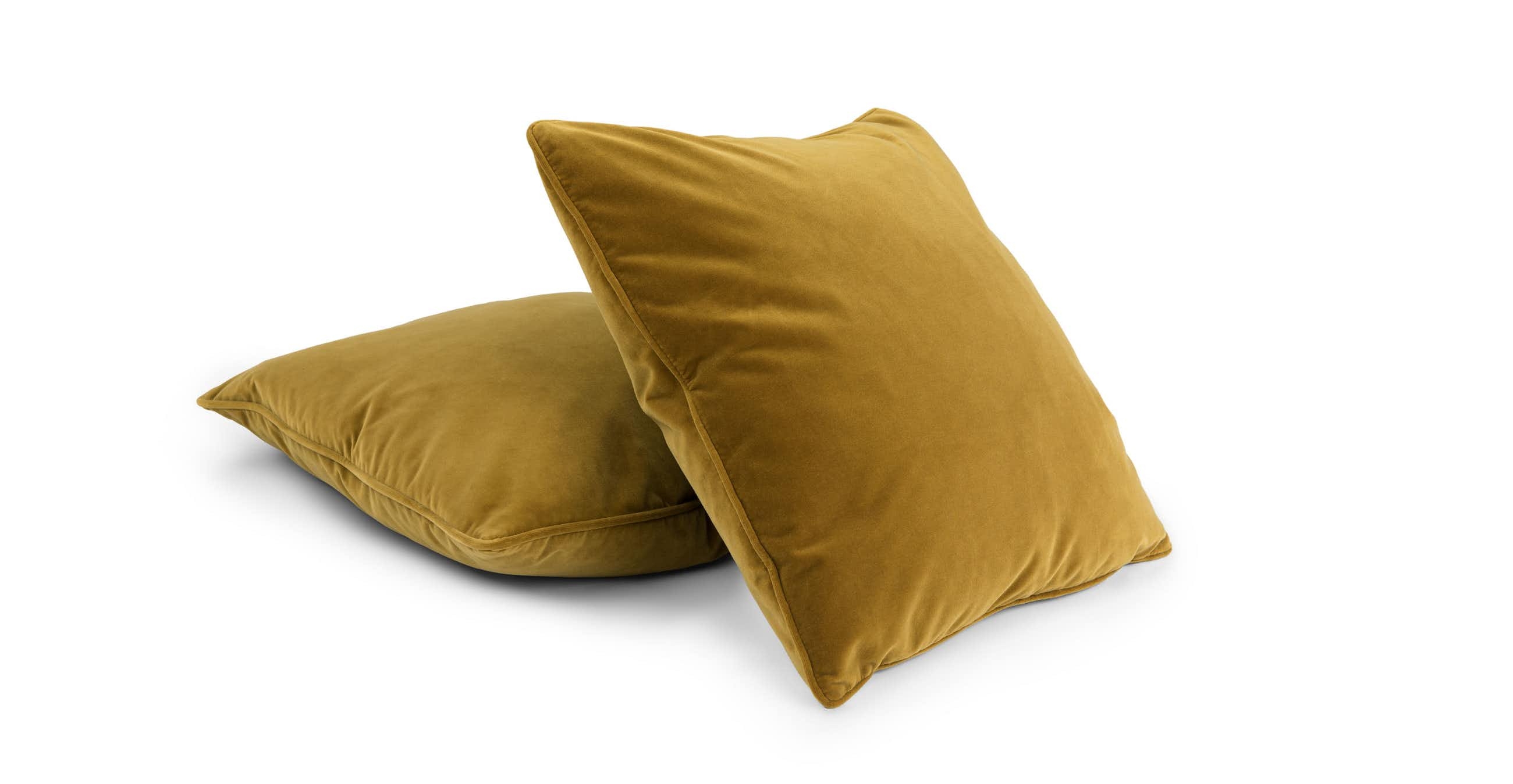 Lucca Yarrow Gold - Pillow Set of 2 - insert included - Image 0