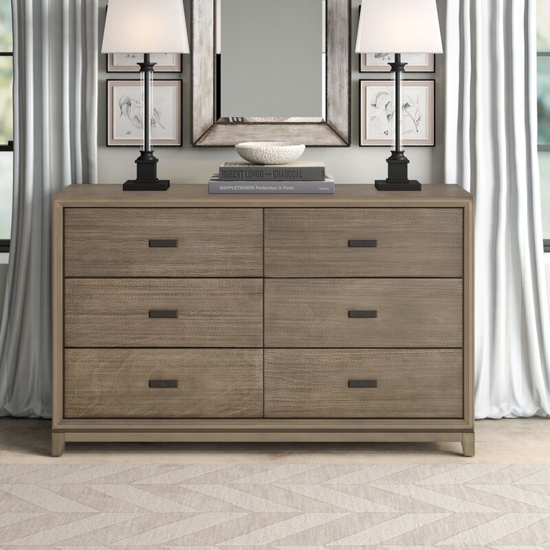 Aarush 6 Drawer Double Dresser - Image 1