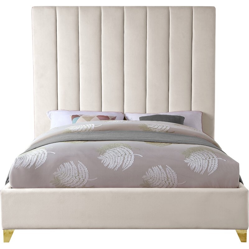 Alaysia Tufted Upholstered Platform Bed - Image 0