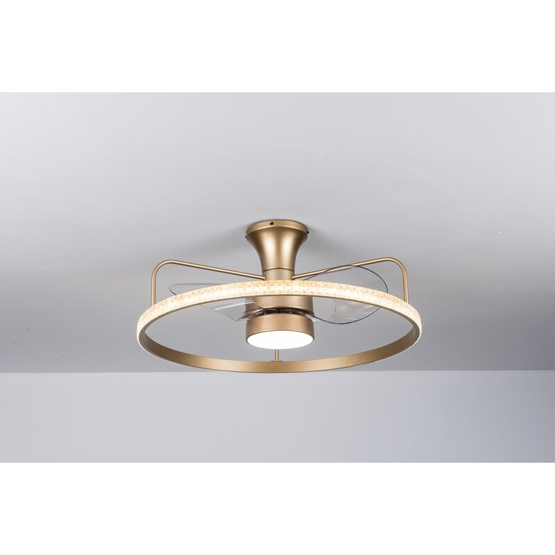 Ezrael 26'' Ceiling Fan with LED Lights - Image 1