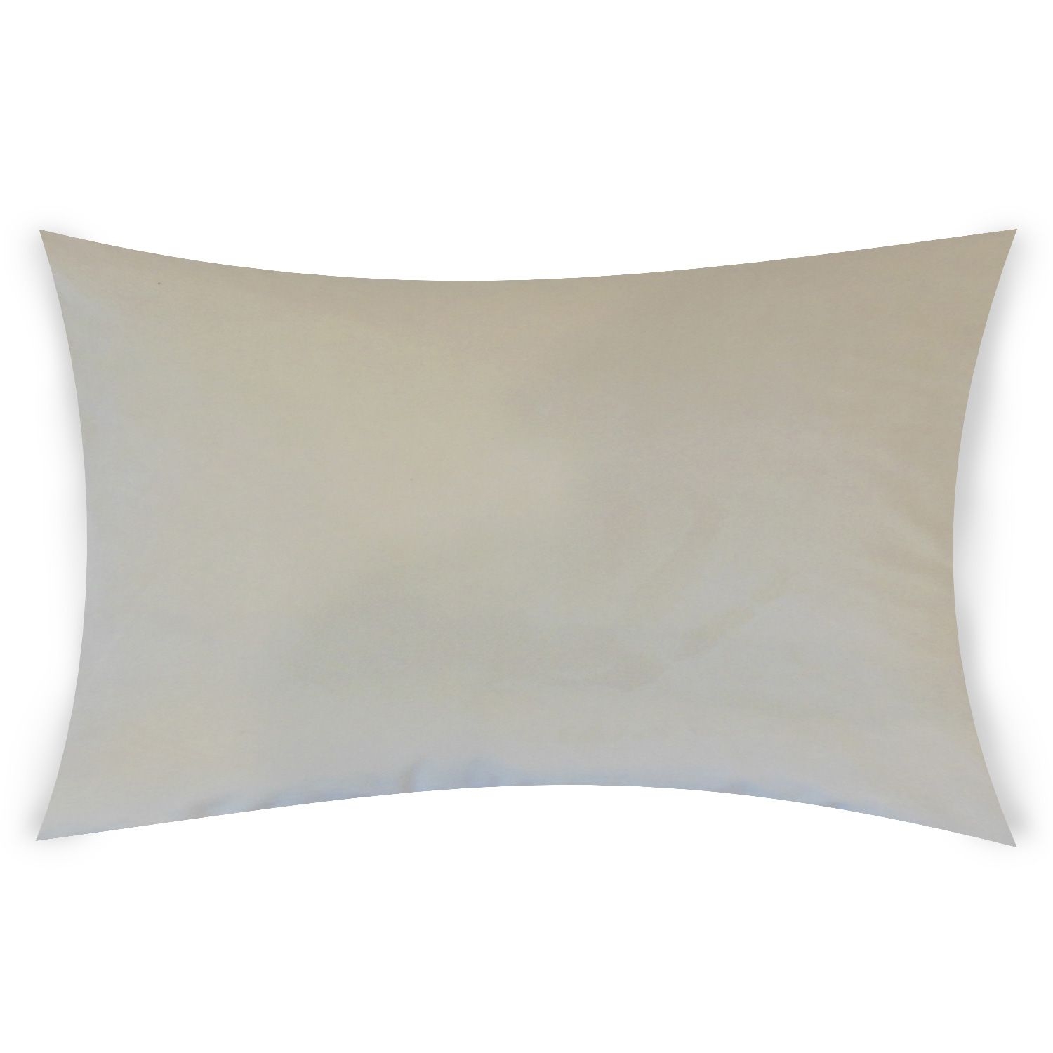 Classic Velvet Lumbar Pillow, Vanilla, 18" x 12" - Image 0