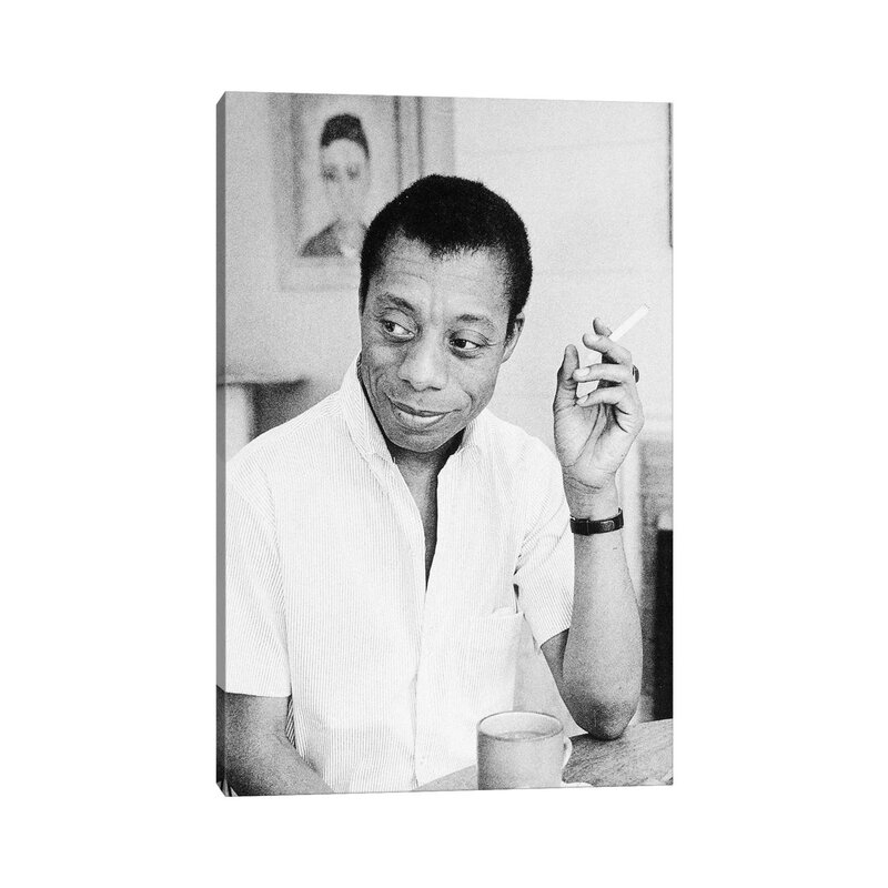 James Baldwin (1924-1987) -  26x18 Canvas Photograph - Image 0