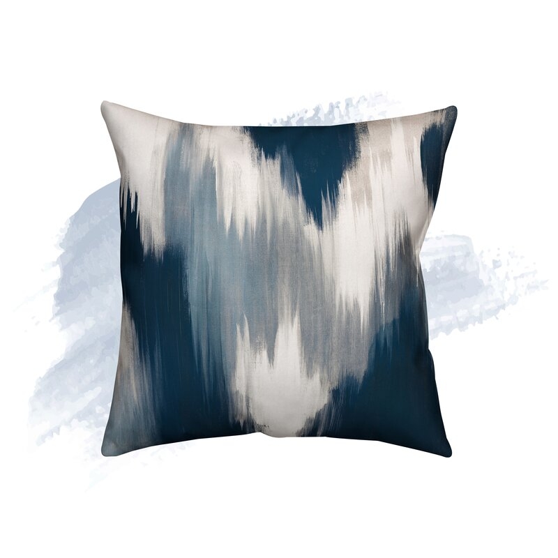 Orlando Square Pillow Cover & Insert, Blue, 18" x 18" - Image 0