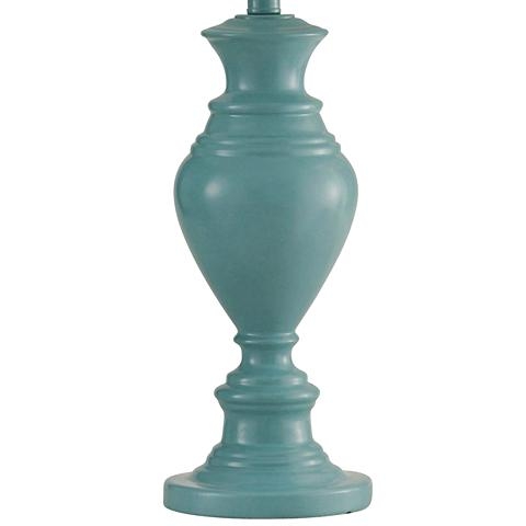Vega Blue Table Lamp with Hardback Shade - Style # 36H19 - Image 1