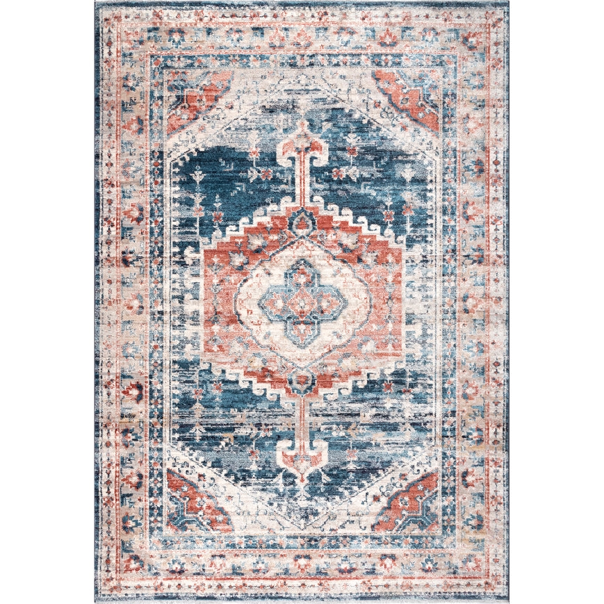 Harley Barbed Mast Medallion Area Rug - Image 0
