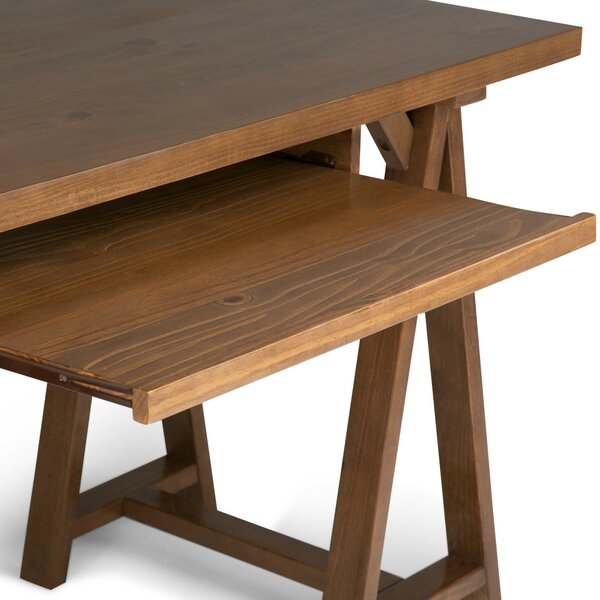 Brown Ine Solid Wood Desk - Image 1