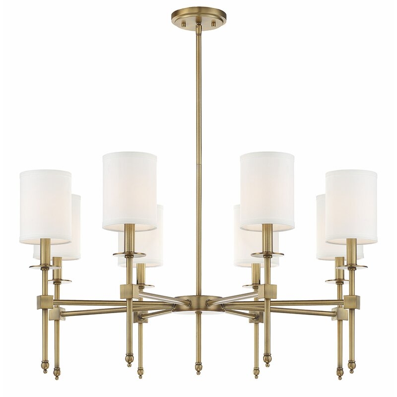 Keeling 8 - Light Shaded Classic / Traditional Chandelier - Image 0