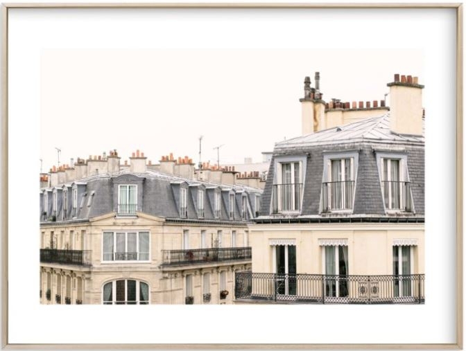 Parisian Windows, 24 X 18, White Border - Image 0