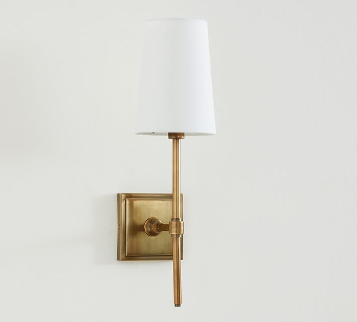 Pearson Shade Sconce, Brass - Image 0
