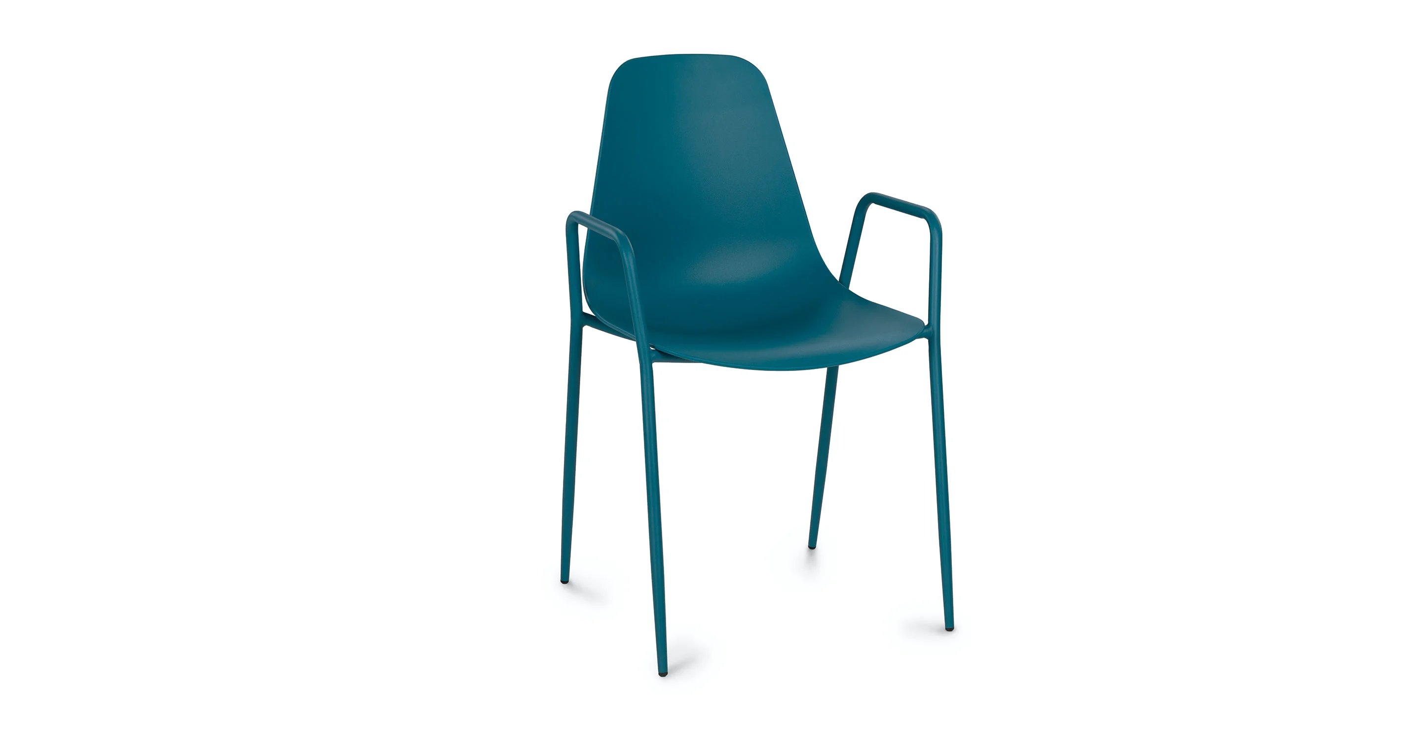 Svelti Deep Cove Teal Stackable Dining Armchair - Image 0
