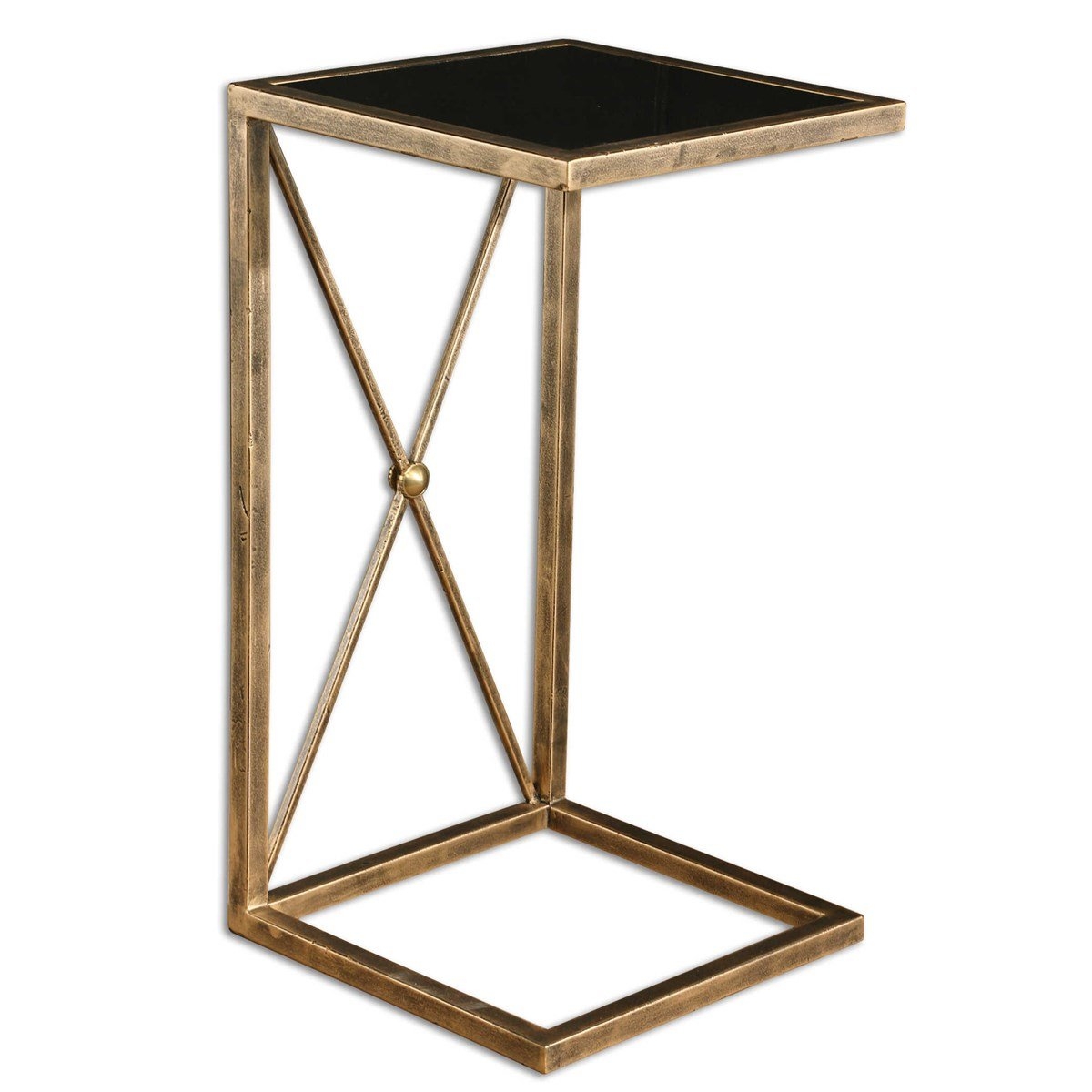 Zafina Side Table, Gold - Image 0