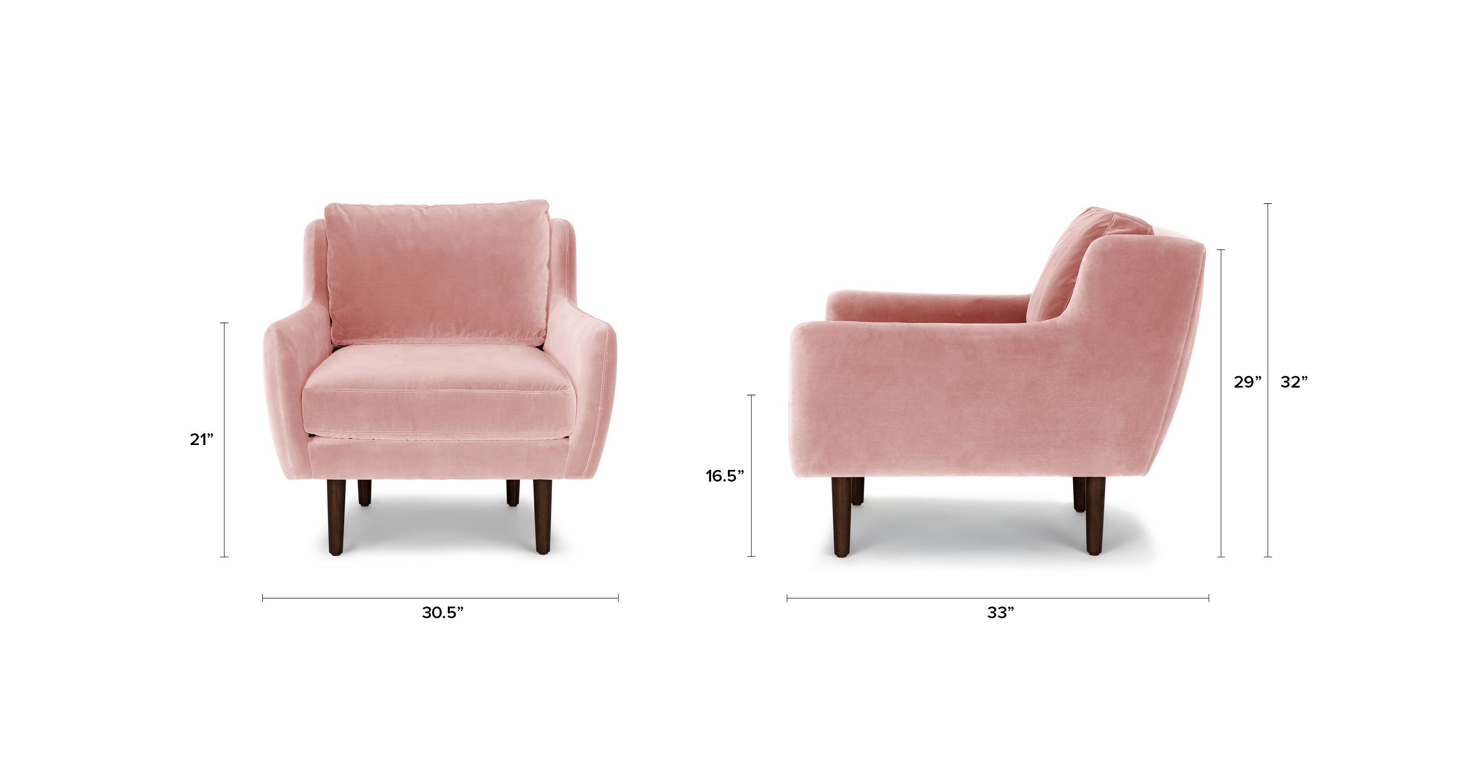 Matrix Blush Pink Chair - Image 4