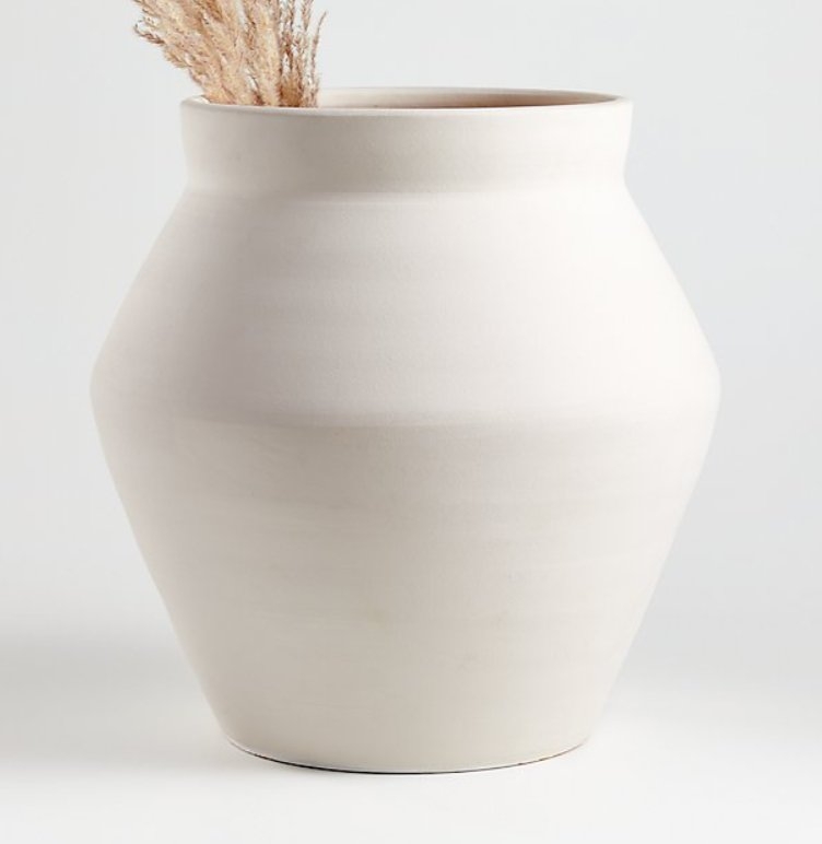 White Wabi Floor Vase - Image 1