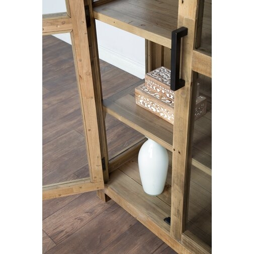 Abbey Solid Curio Flat Back Cabinet - Image 2