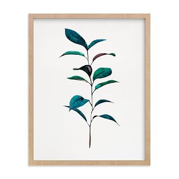 Ruscus, Full Bleed 11"x14", Natural Wood Frame - Image 0