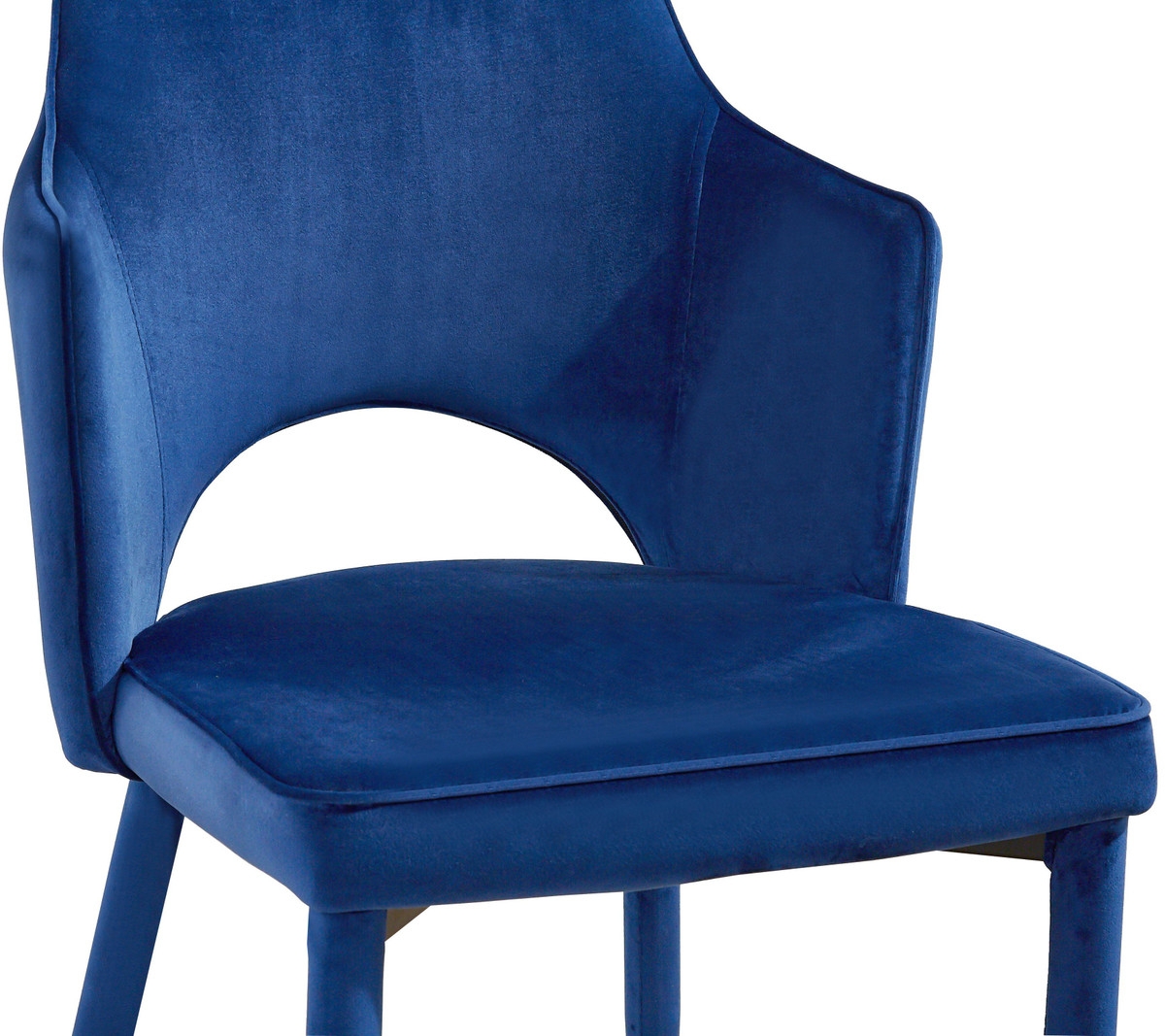 Madison Navy Velvet Chair - Image 4