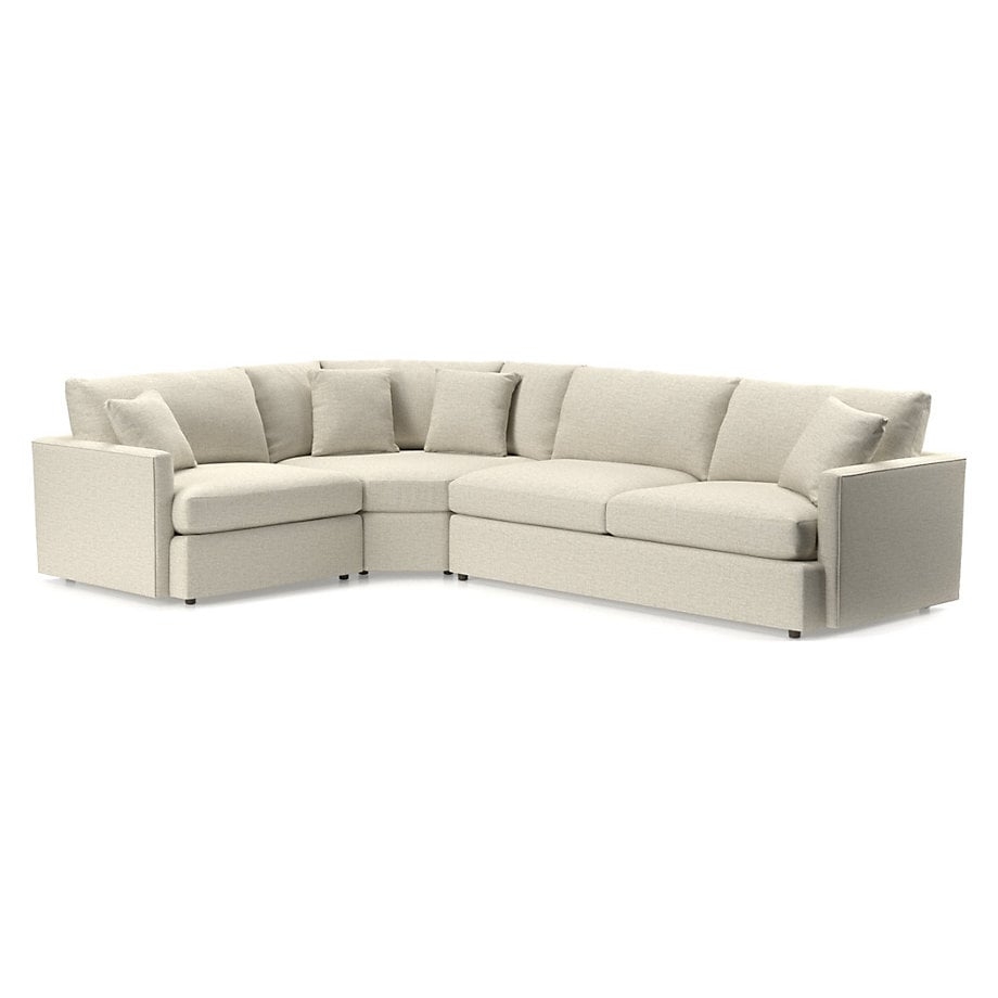 Lounge Petite 3-Piece Wedge Sectional  (Petite Left-Arm Chair, Petite Wedge, Petite Right-Arm Sofa) - Image 0