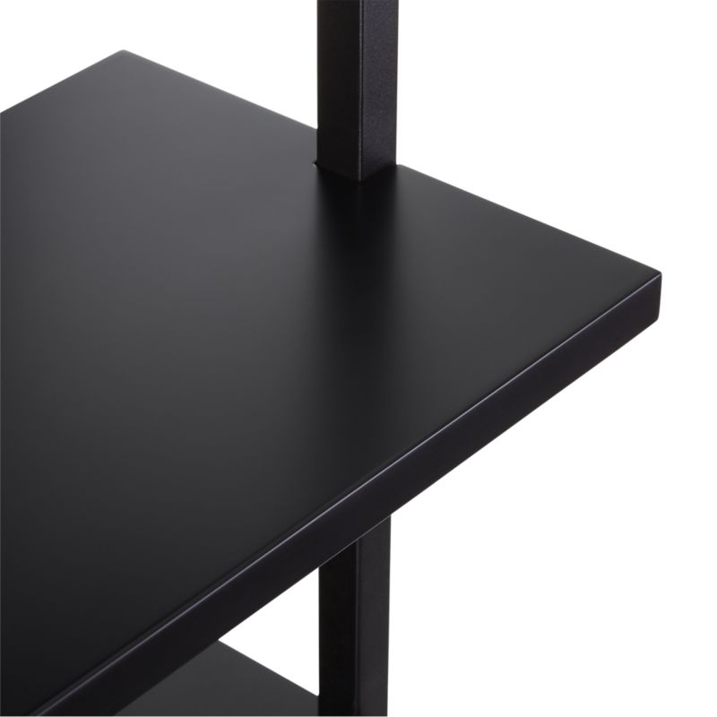 Stairway Black 96"  Wall Mounted Bookcase - Image 5