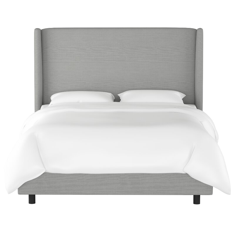 Alrai Upholstered Standard Bed / Gray / Queen - Image 0