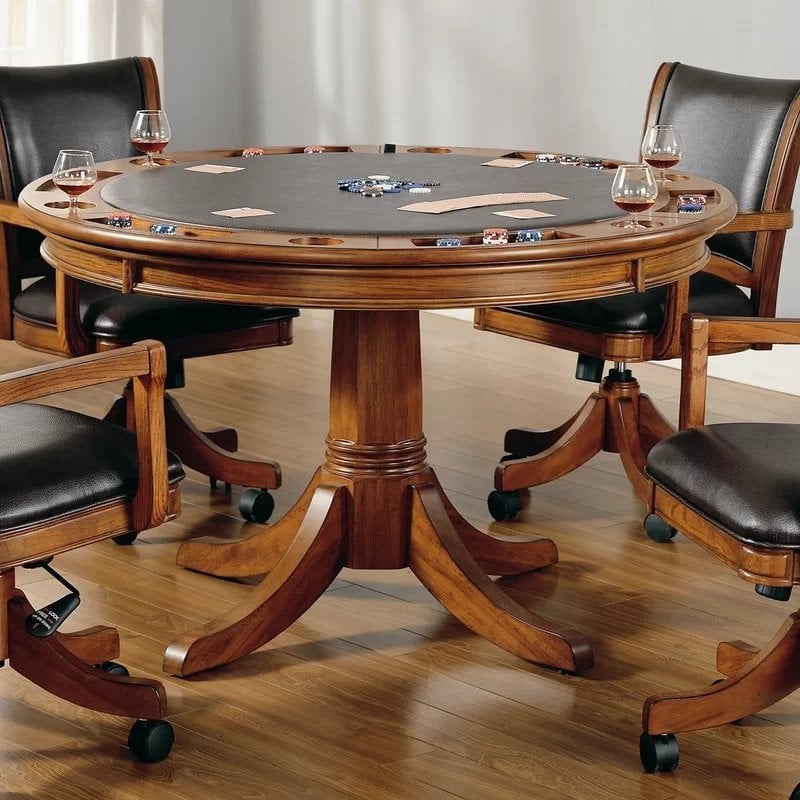 52" 6 - Player Poker Table - Image 0