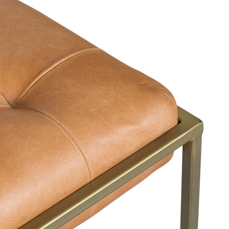 Genuine Leather Bench - Image 3