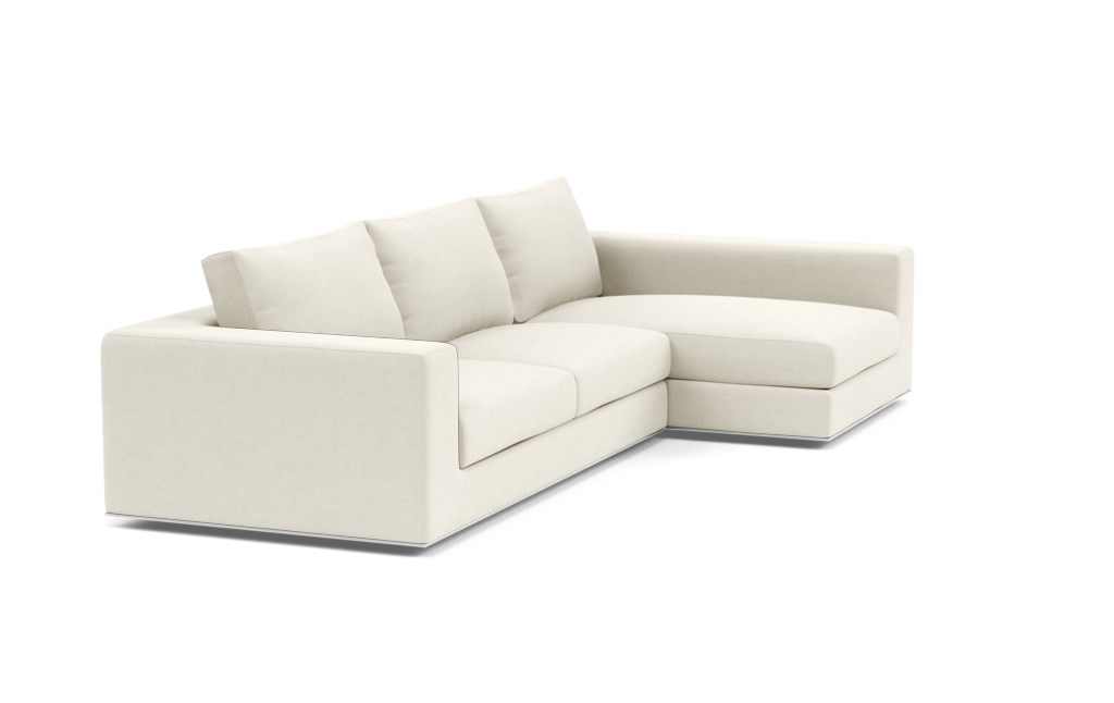 WALTERS Sectional Sofa with Right Chaise/ Chalk - Image 2