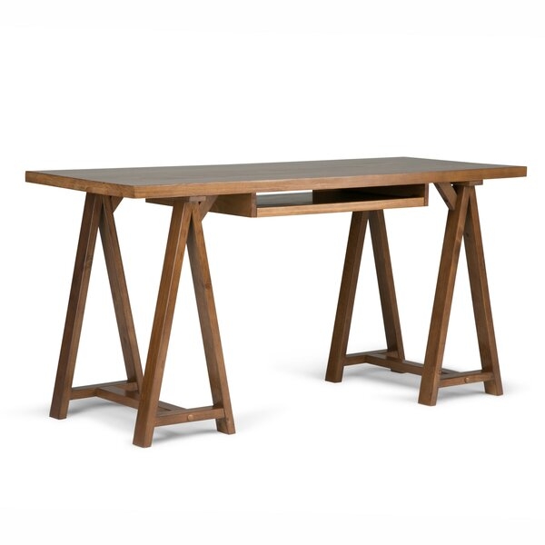 Brown Ine Solid Wood Desk - Image 0