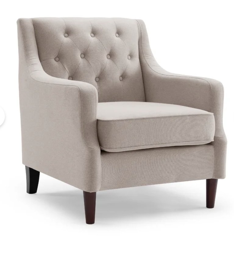 Modern Fabric Arm Chair - Image 0