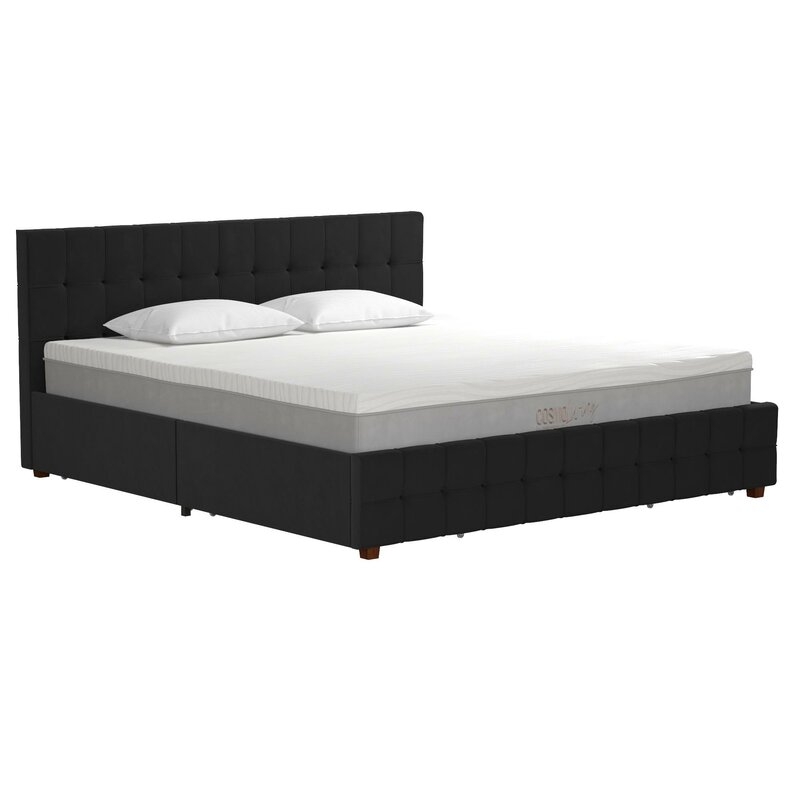 Elizabeth Upholstered Storage Platform Bed - Image 1