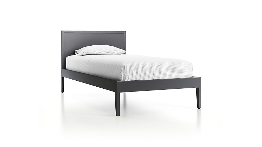 Ever Simple Charcoal Twin Bed - Image 2