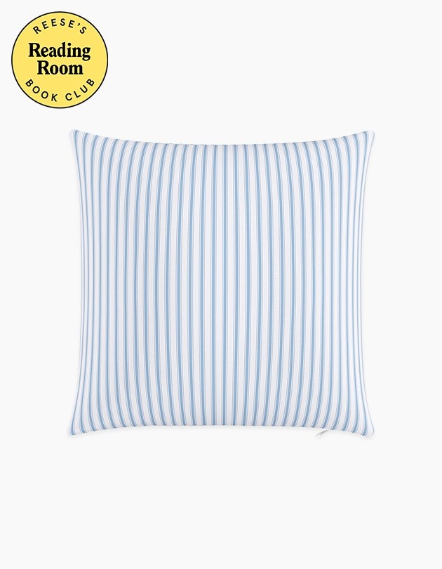 Ticking Stripe Throw Pillow - 20" x 20" - Image 0