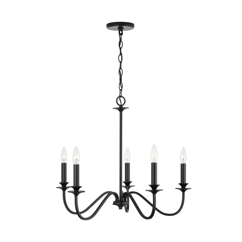 Juniata 5 - Light Candle Style Traditional Chandelier - Image 5