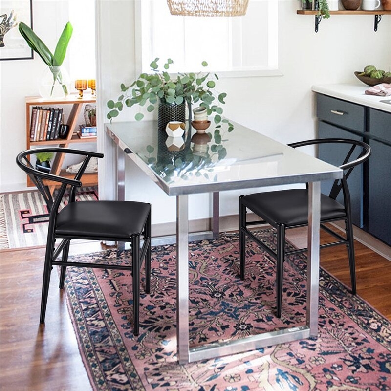 Thorton Side Chair in Black (Set of 2) - Image 1