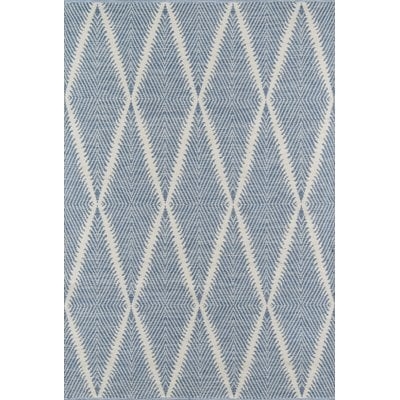 River Beacon Hand-Woven Denim Area Rug - 7'6" X 9'6" - Image 0