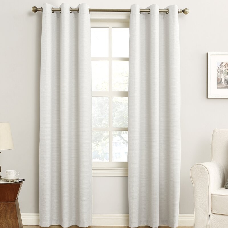 Macdoel Solid Color Blackout Thermal Grommet Single Curtain Panel - Image 0