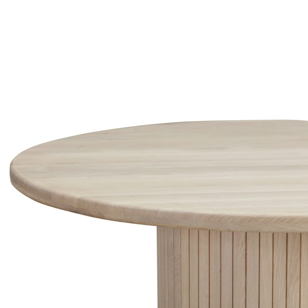 Chelsea Ash Wood Round Dining Table - Image 2