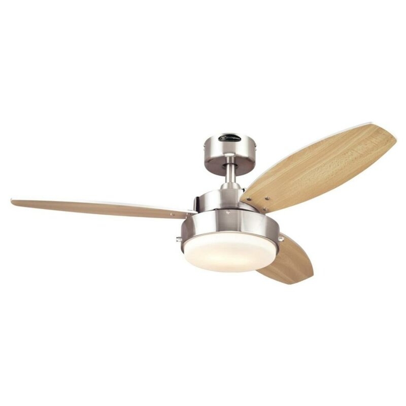 42" Abbottson 3 - Blade Standard Ceiling Fan with Light Kit Included - Image 0