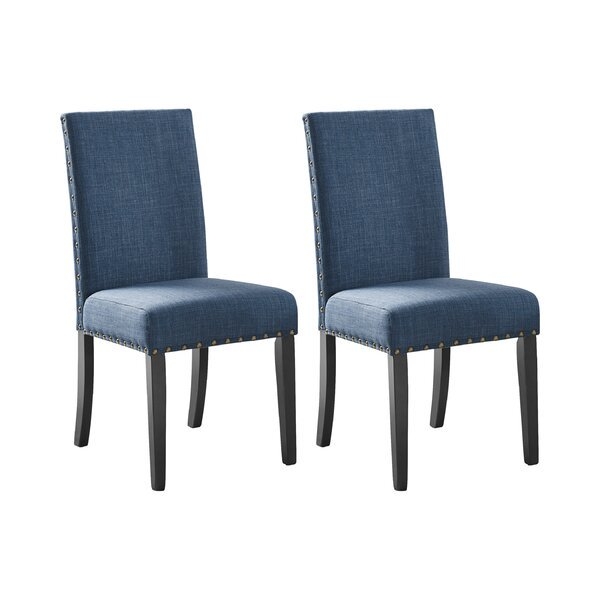Haysi Fabric Side Chairs (set of 2) - Blue - Image 1