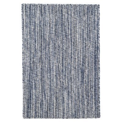 Bella Hand Woven Wool Navy Area Rug - Image 1